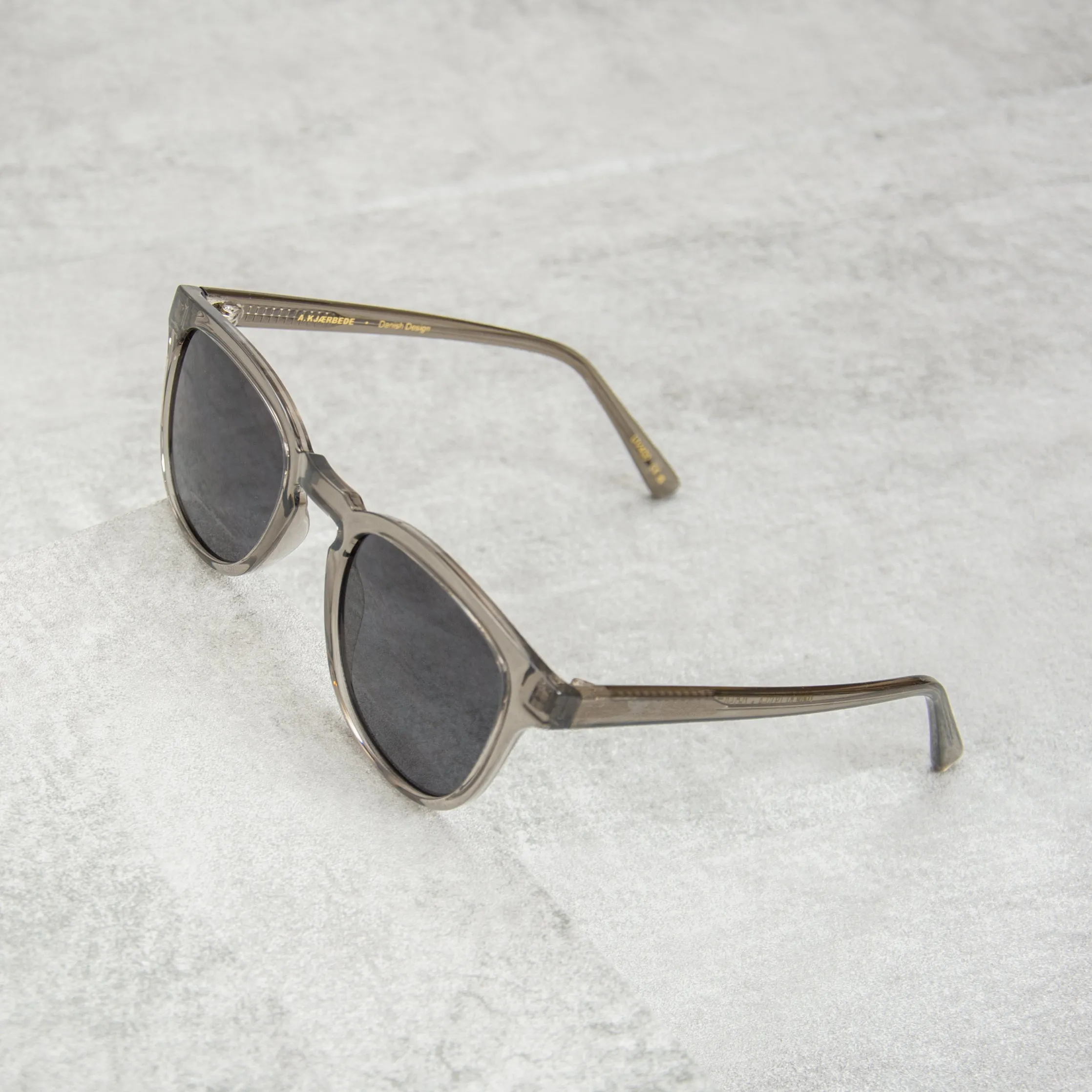 A Kjaerbede Bate KL1910-4 Sunglasses - Grey Transparent