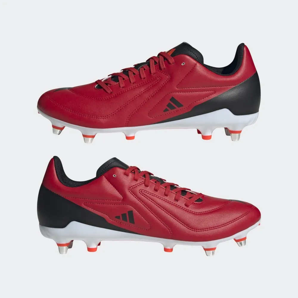 Adidas RS-15 (SG) Rugby Boots - Scarlet/Black/Red