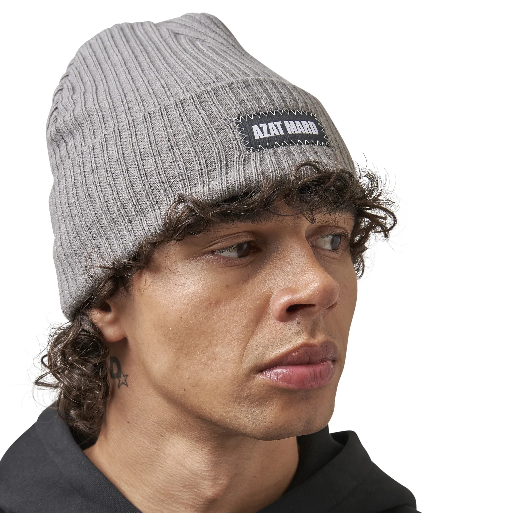 Azat Mard Grey Beanie Hat