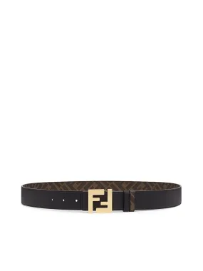 Black leather belt