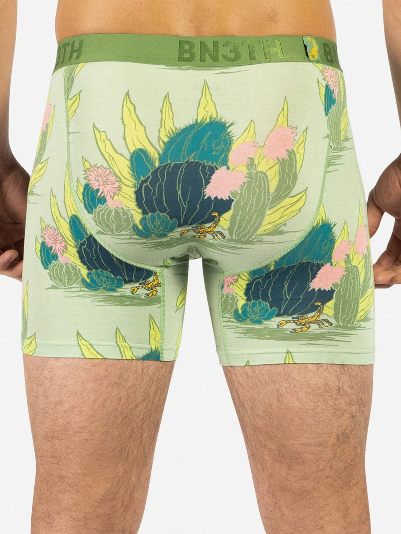 Classic Print Cactus Floral Fair Green Boxer