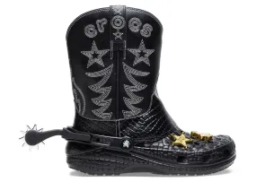 CROCS CLASSIC COWBOY BOOT BLACK