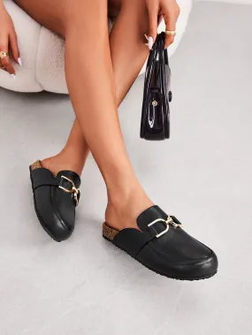 CUCCOO BIZCHIC Woman Shoes Black FashionableFlat Shoes For Spring And Summer Vacation Shoes Summer Sale