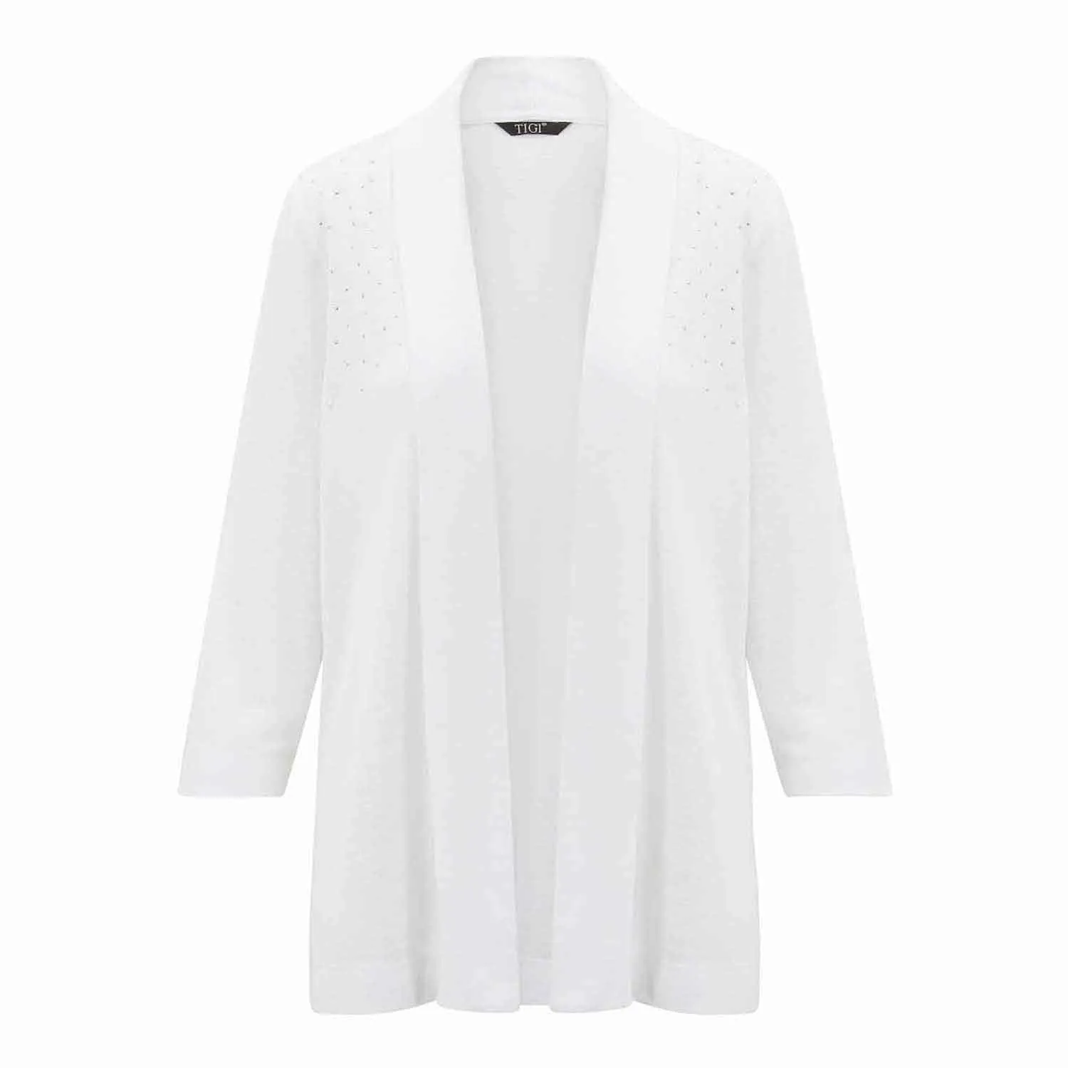 Diamante Cardigan - White