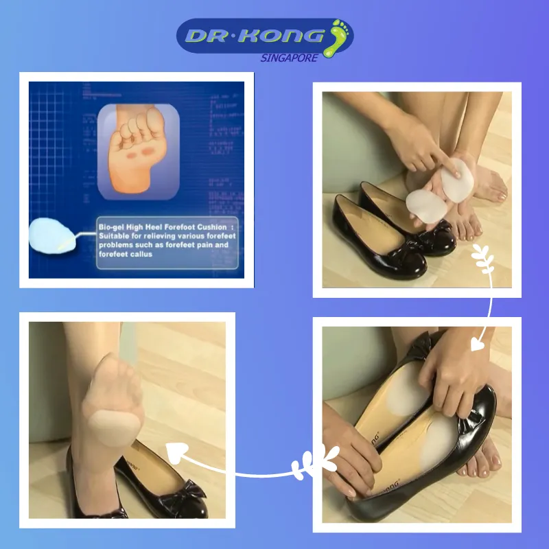 DR.KONG BIO-GEL FOREFOOT CUSHION ACCESSORIES DK-DKA26-F(RP : $16.90)