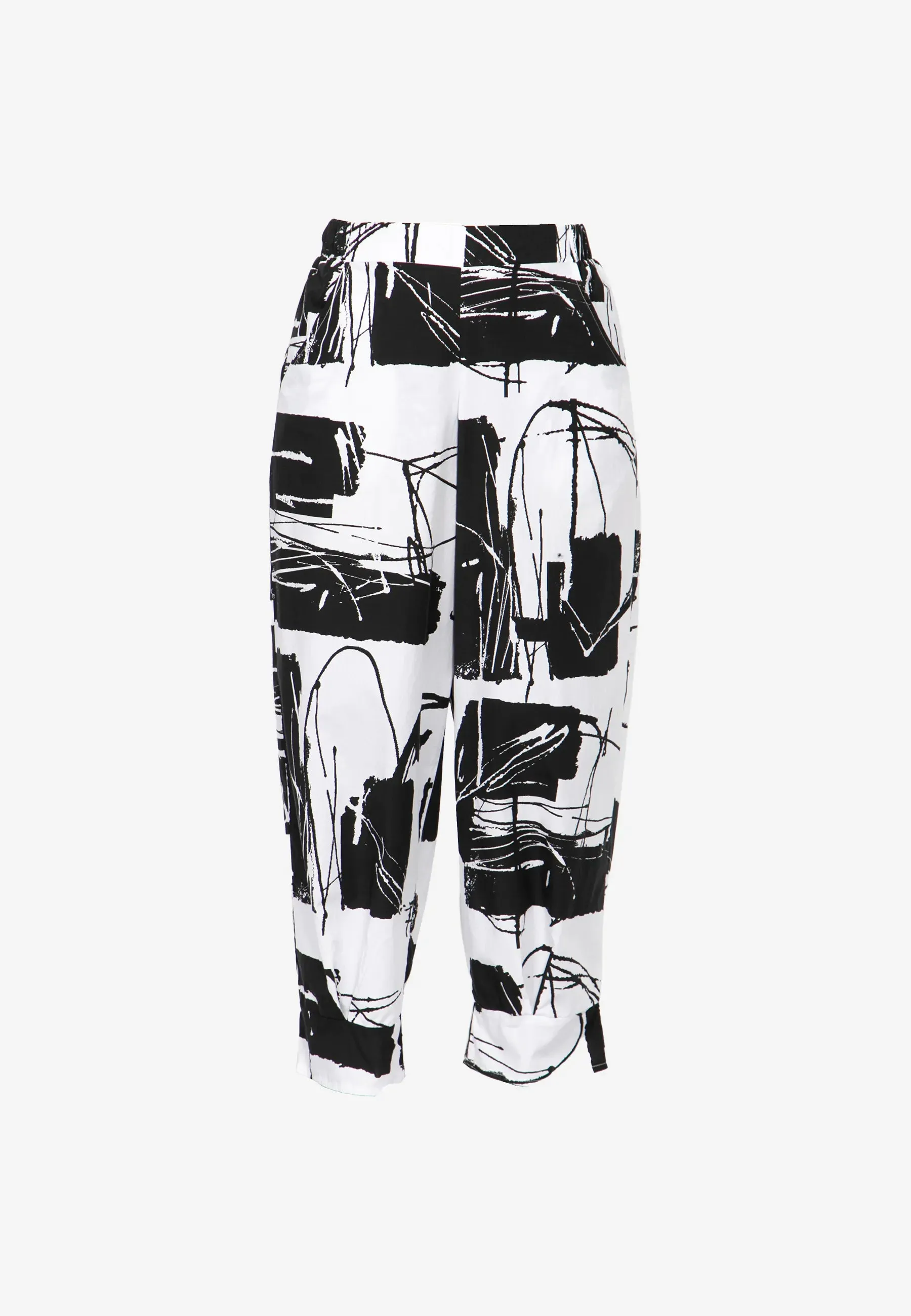 ECHO Printed poplin pants