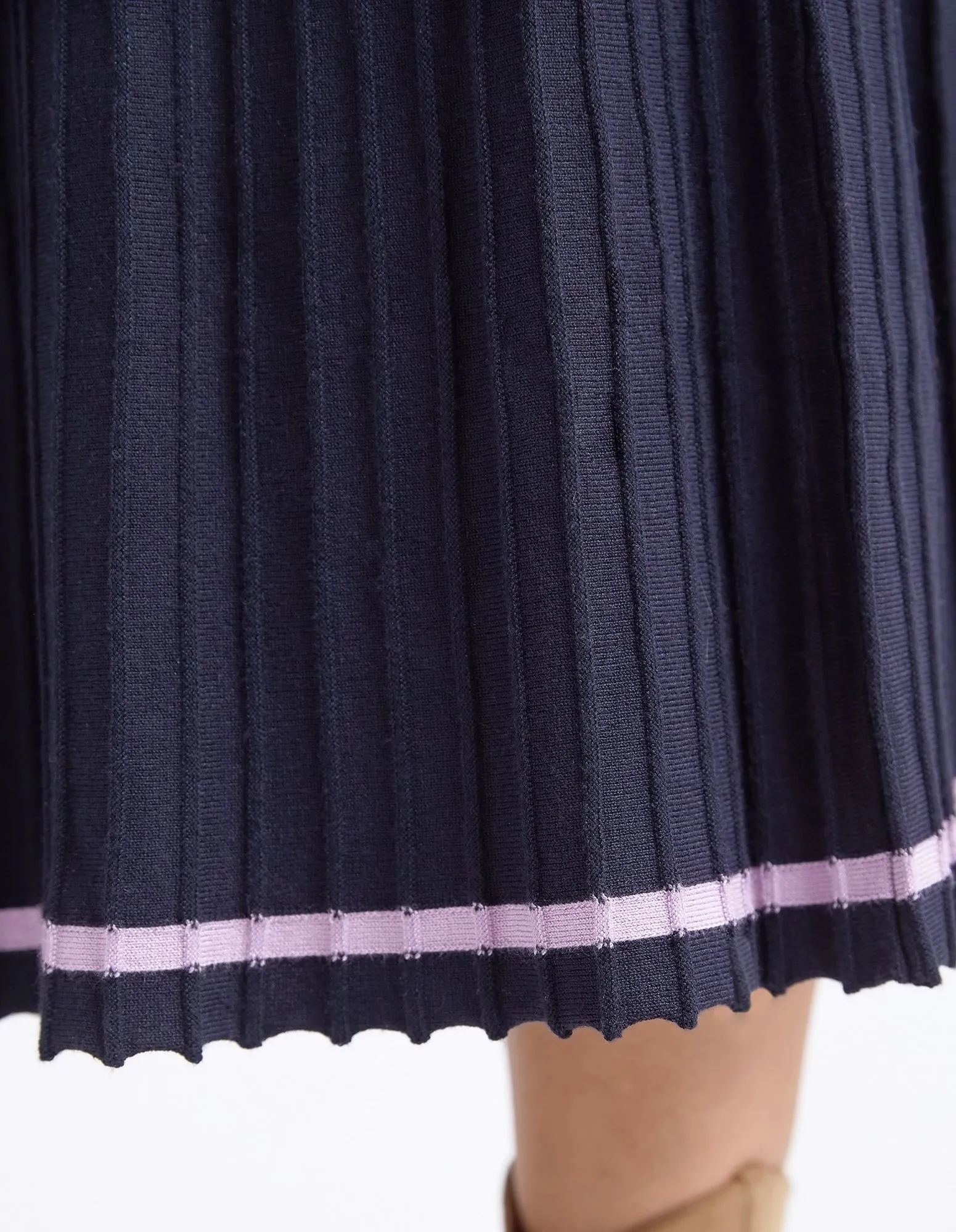 Elm Tammy Knit Skirt - Dark Sapphire