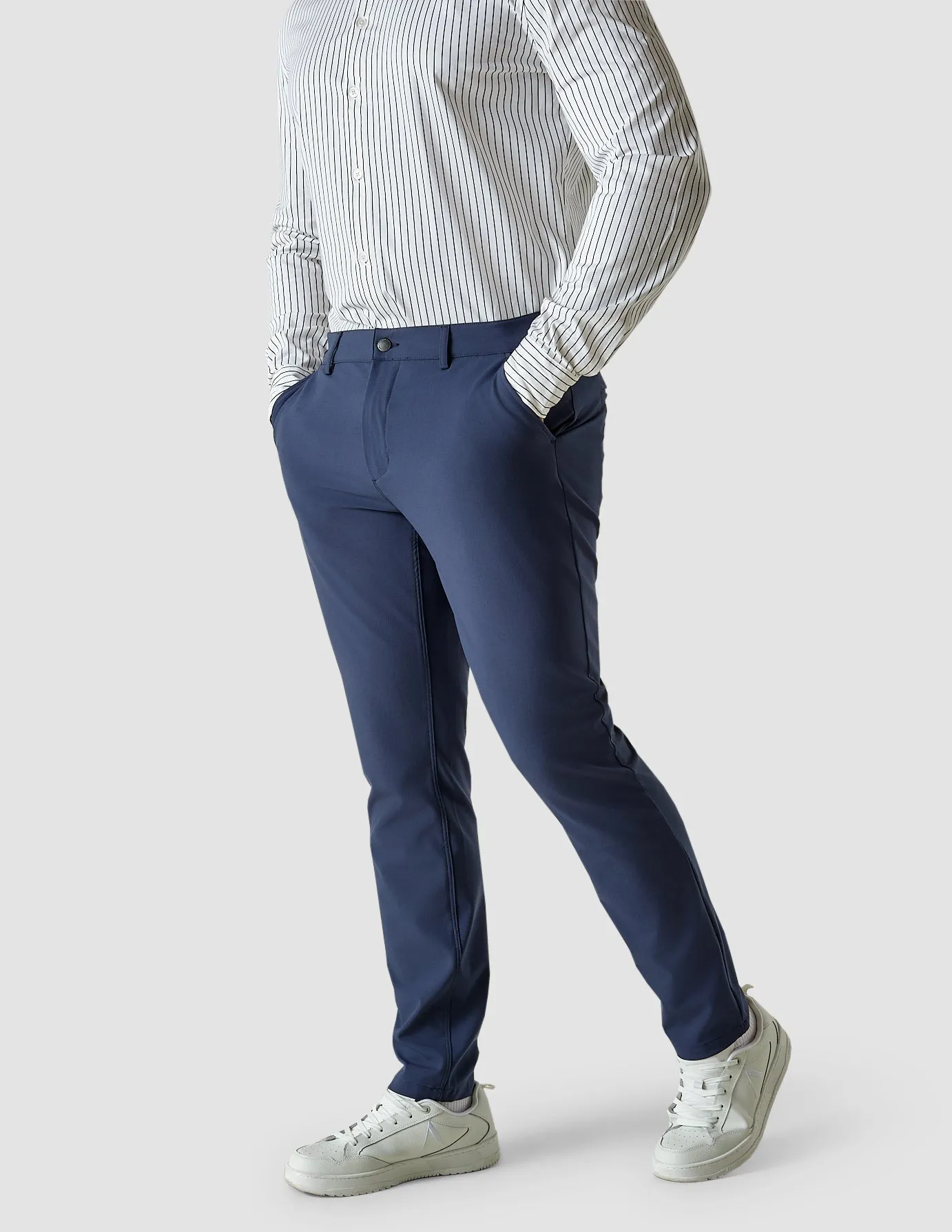 Essential Pants Slim Marine blue