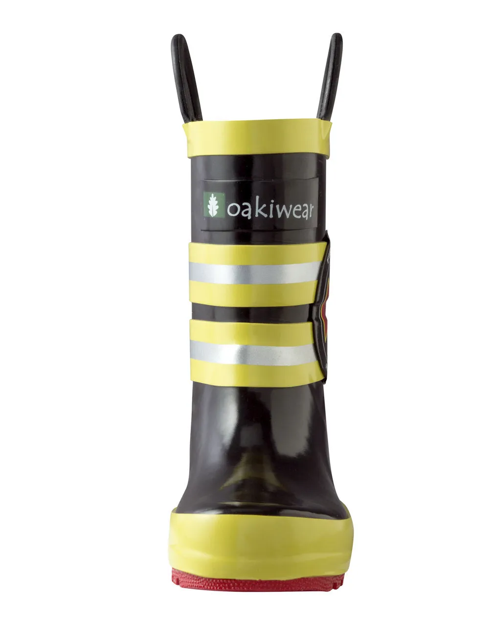 Fireman Rescue Loop Handle Rubber Rain Boots