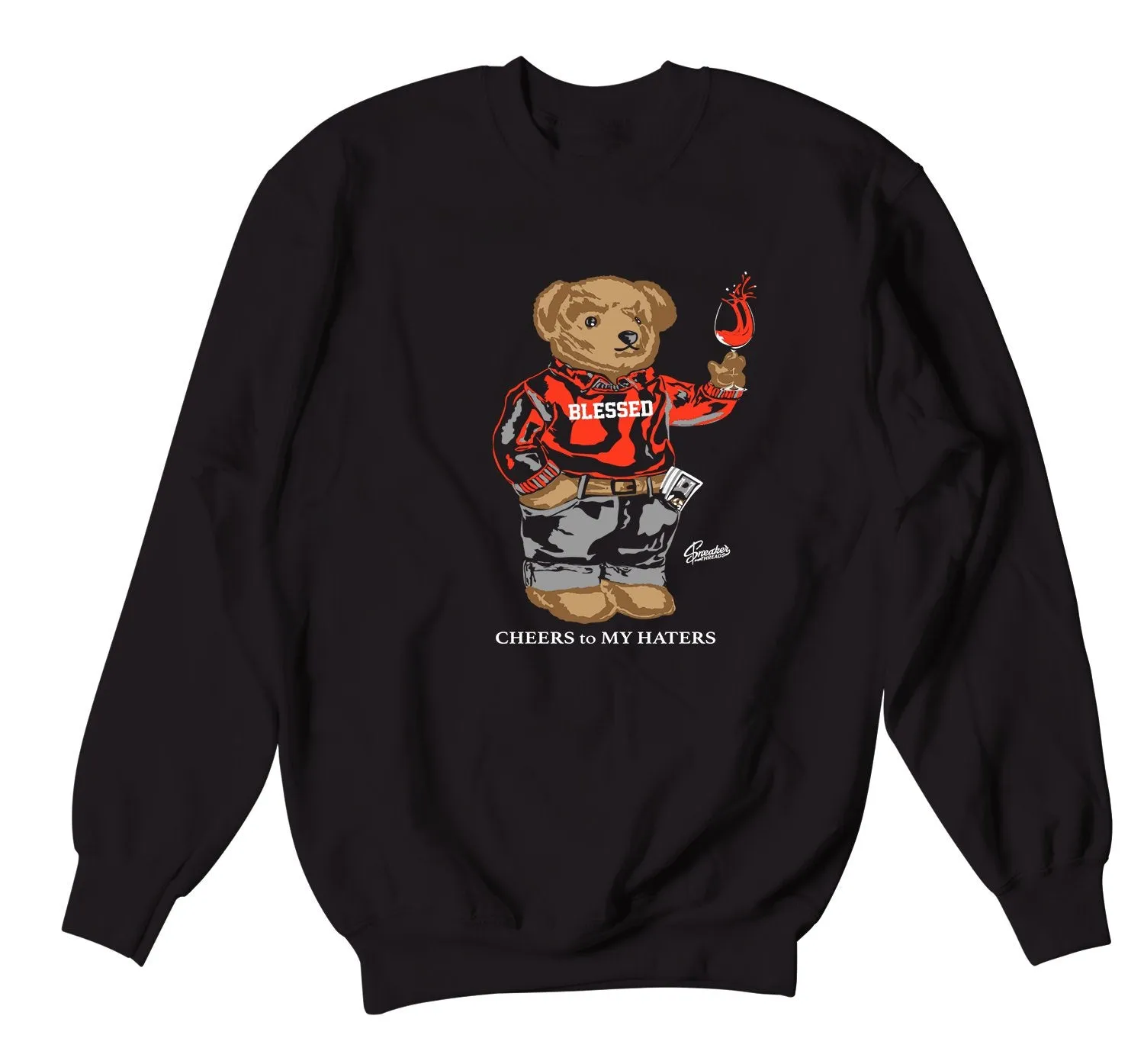 Foamposite Lava Sweater - Cheers Bear - Black