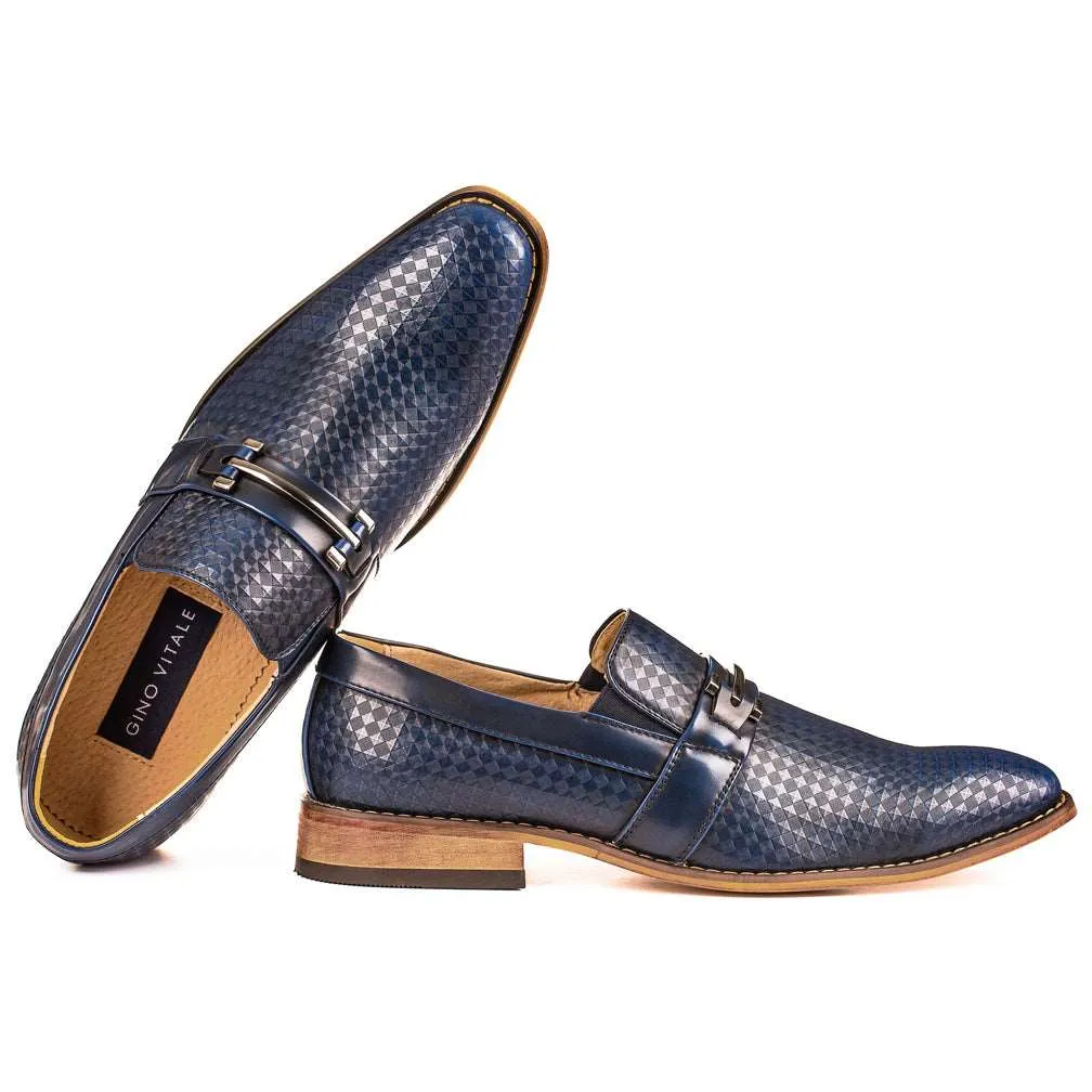 Gino Vitale Men's Diamond Cut Loafers