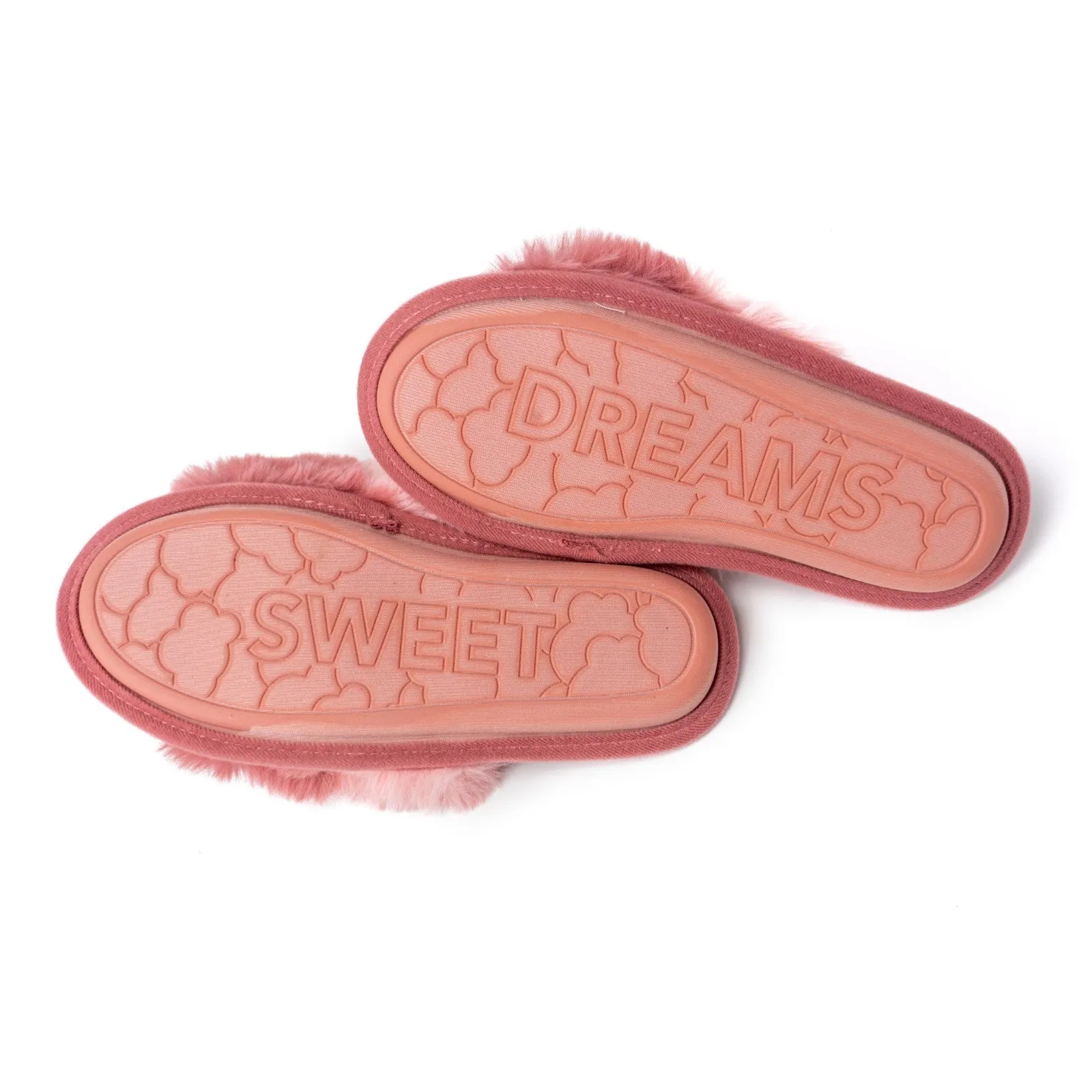 Hello Mello Cotton Candy Puff Slippers