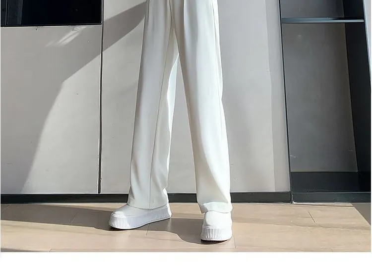 High-Waist Wide-Leg Dress Pants dd24