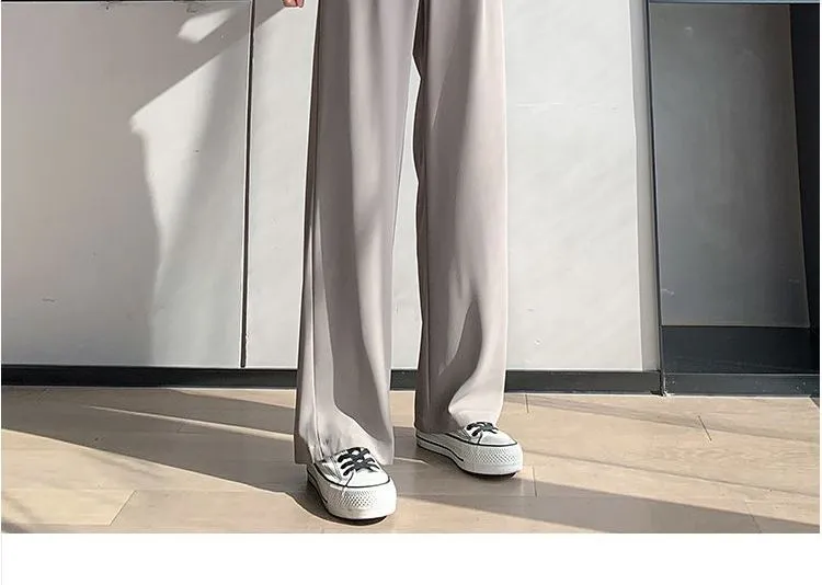 High-Waist Wide-Leg Dress Pants dd24