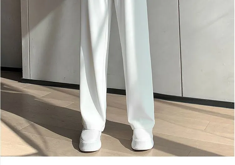 High-Waist Wide-Leg Dress Pants dd24