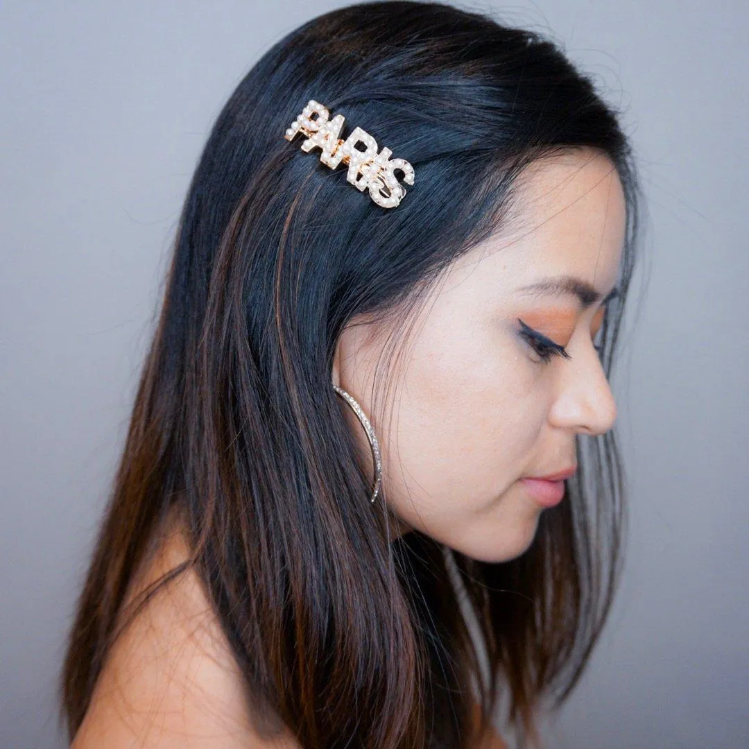 Jet Setter Pearl Hair Barrettes - LAST CHANCE / FINAL SALE