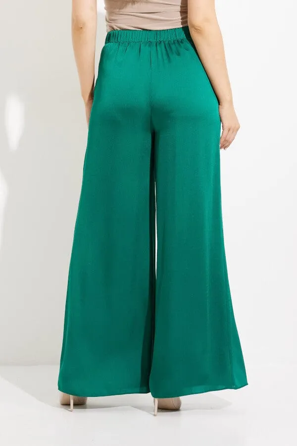 Joseph Ribkoff Wide Leg Satin Pants - 233785