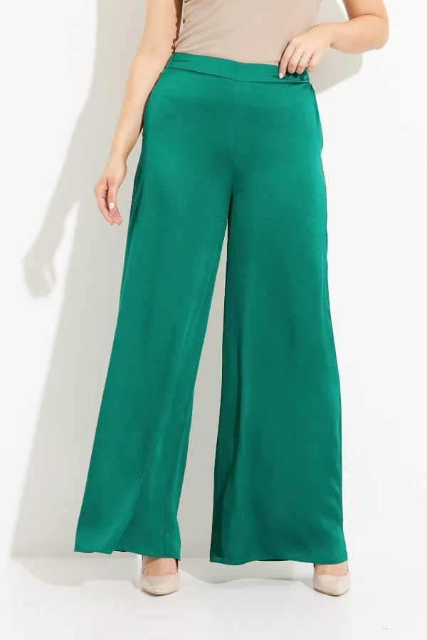 Joseph Ribkoff Wide Leg Satin Pants - 233785