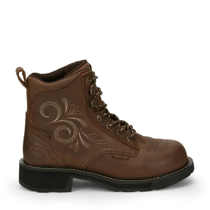 Justin Katerina 6" Waterproof (Steel Toe)