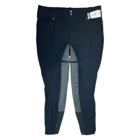 Kerrits 'Crossover' Full Seat Breeches in Black - Women's 2X