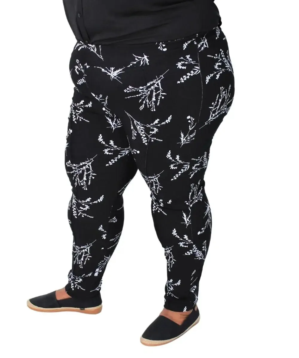 Ladies Printed Bengaline Pants