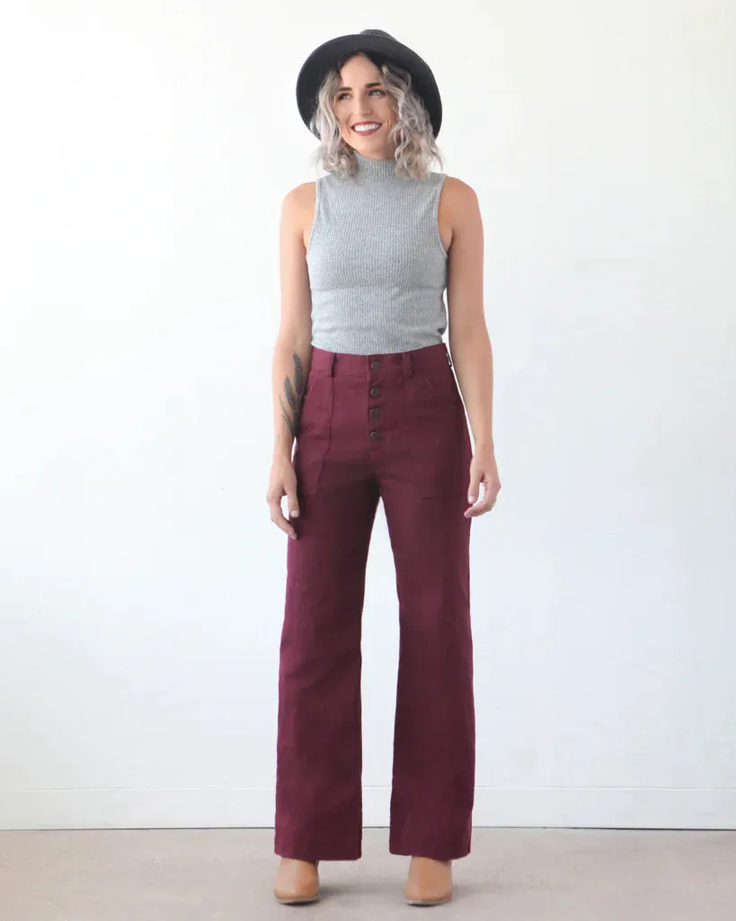 Lander Pant | Sz 0-18 | Sewing Pattern by True Bias