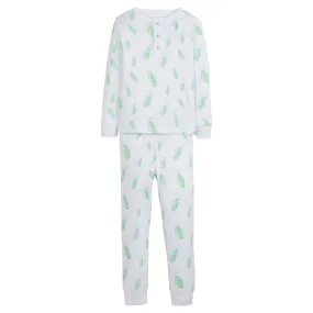 Little English - Kids Pajamas - Blue Golf