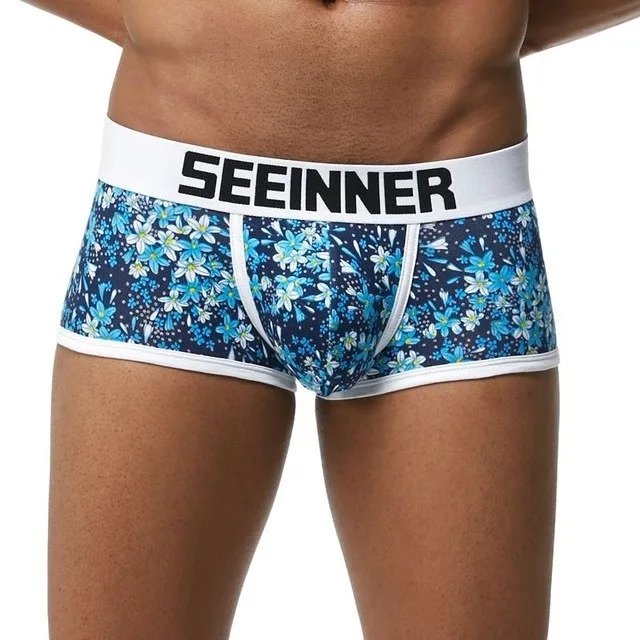 Men Underwear Brand Breathable Boxer shorts Printed Underpants