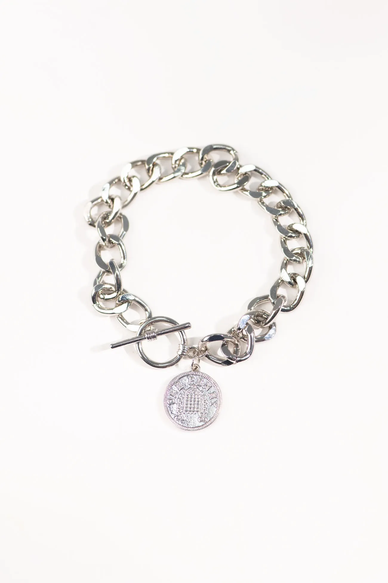 METALLIC COIN BRACELET