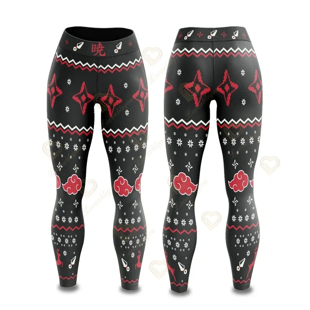 Naruto Series Anime Yoga Pants  Women's Sports Leggings Seamless High Waist Women's Tights Gym Sportswear