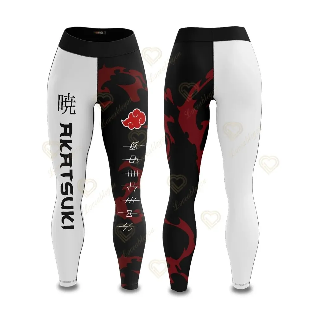 Naruto Series Anime Yoga Pants  Women's Sports Leggings Seamless High Waist Women's Tights Gym Sportswear