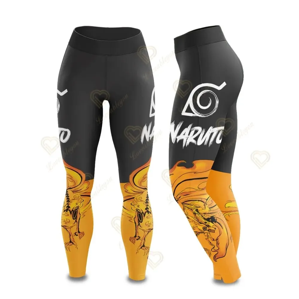 Naruto Series Anime Yoga Pants  Women's Sports Leggings Seamless High Waist Women's Tights Gym Sportswear