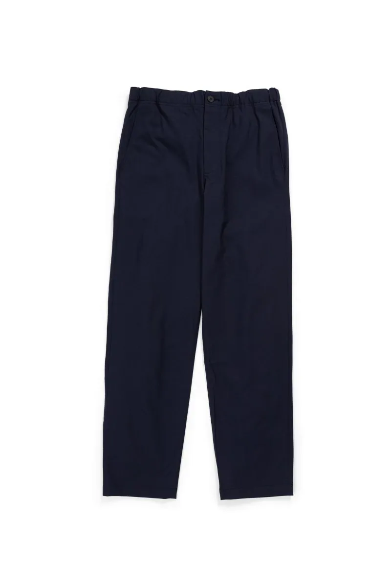 Norse Ezra Relaxed Solotex Twill Trouser Dark Navy