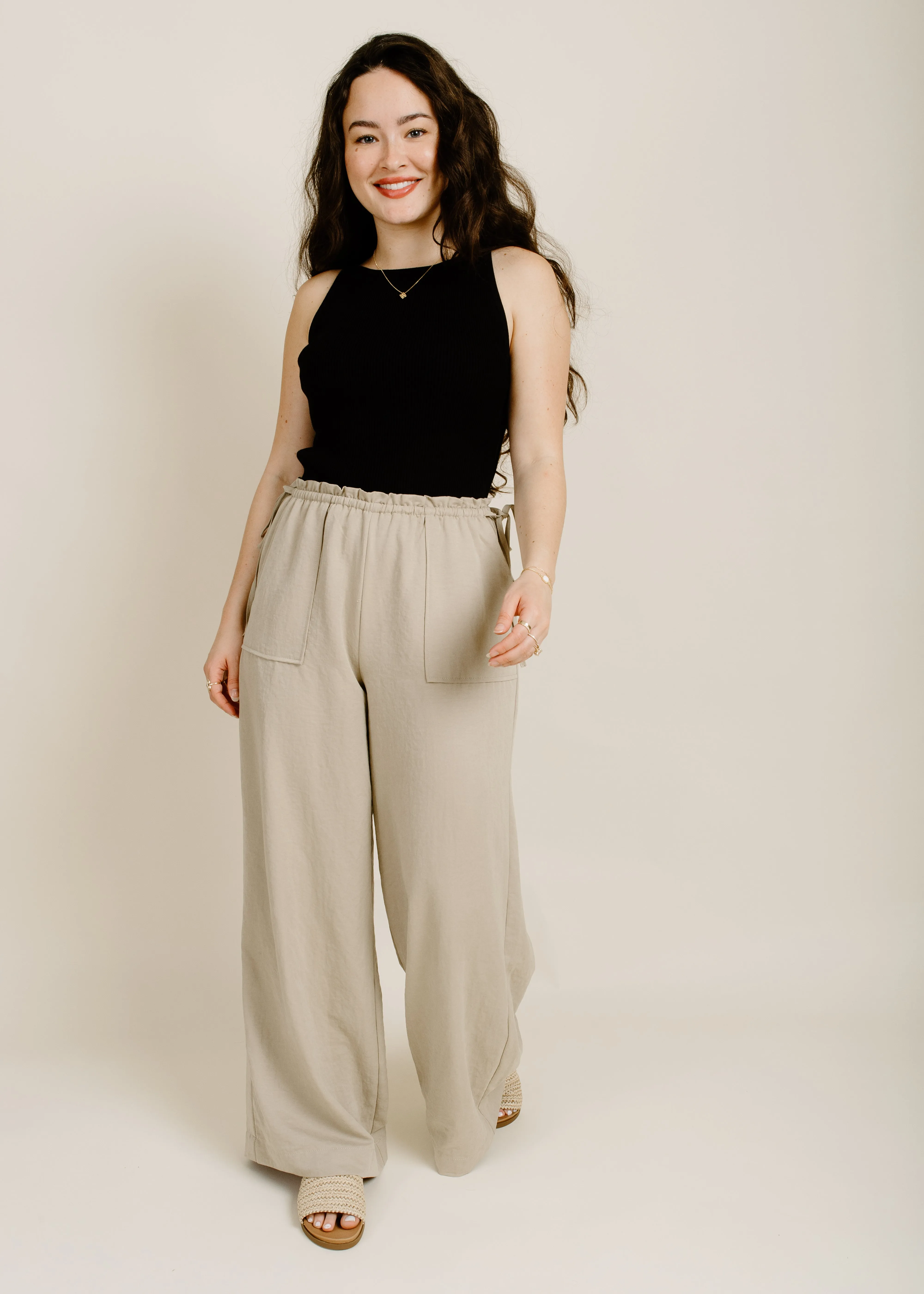 On The Shore Pants - Taupe