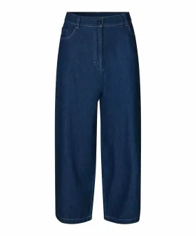 Panama Wide-Leg Denim Pants