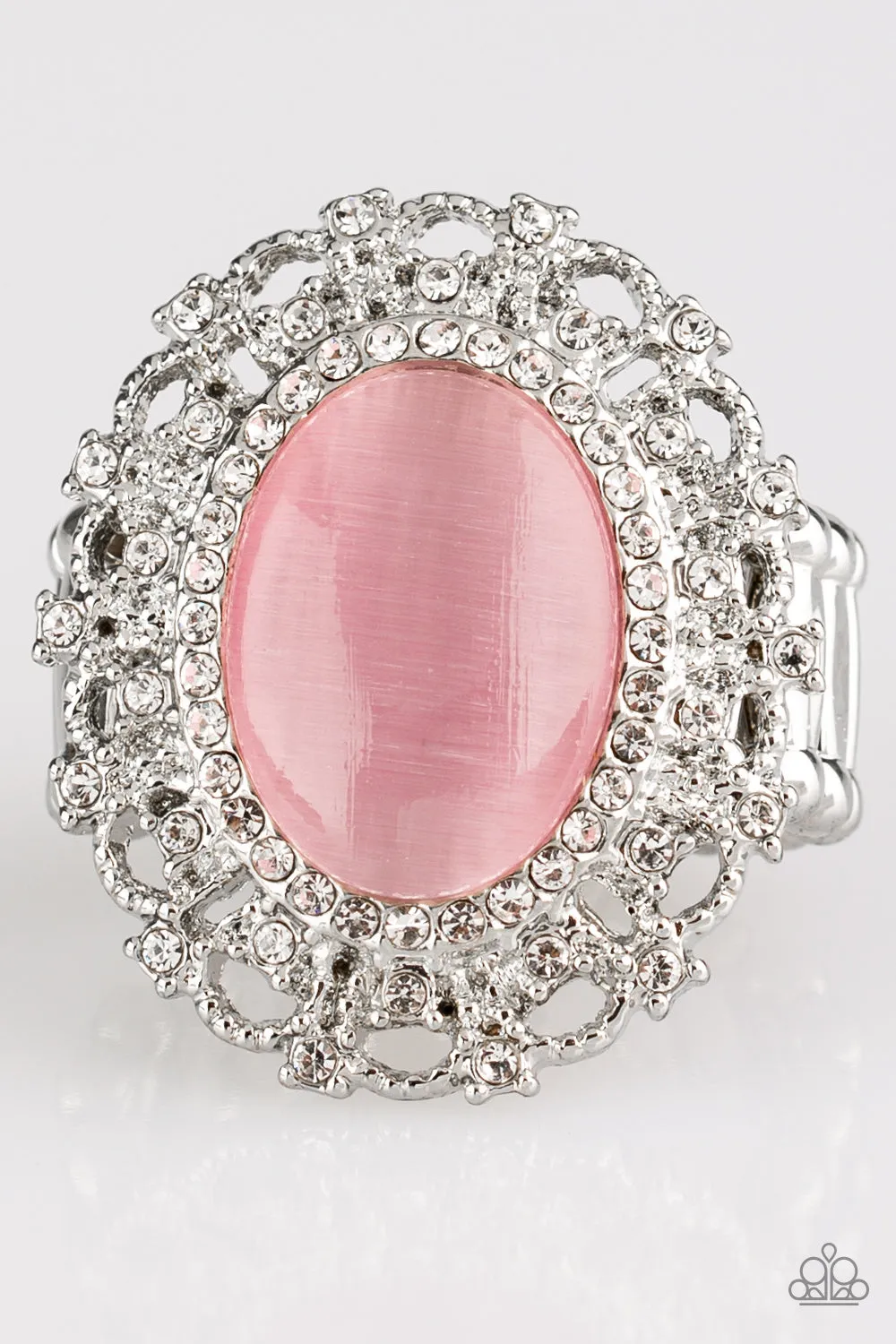 Paparazzi Accessories - BAROQUE The Spell - Pink Ring