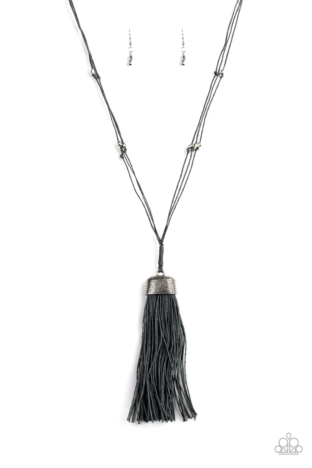 Paparazzi Accessories - Brush It Off - Silver Necklace