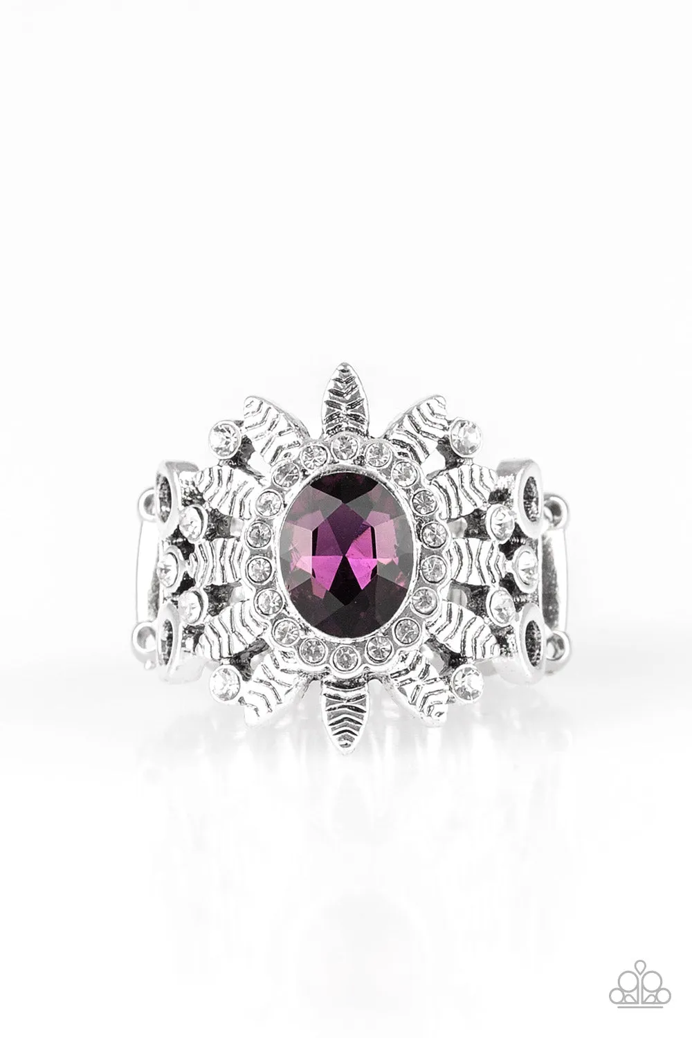 Paparazzi Accessories - Burn Bright - Purple Ring