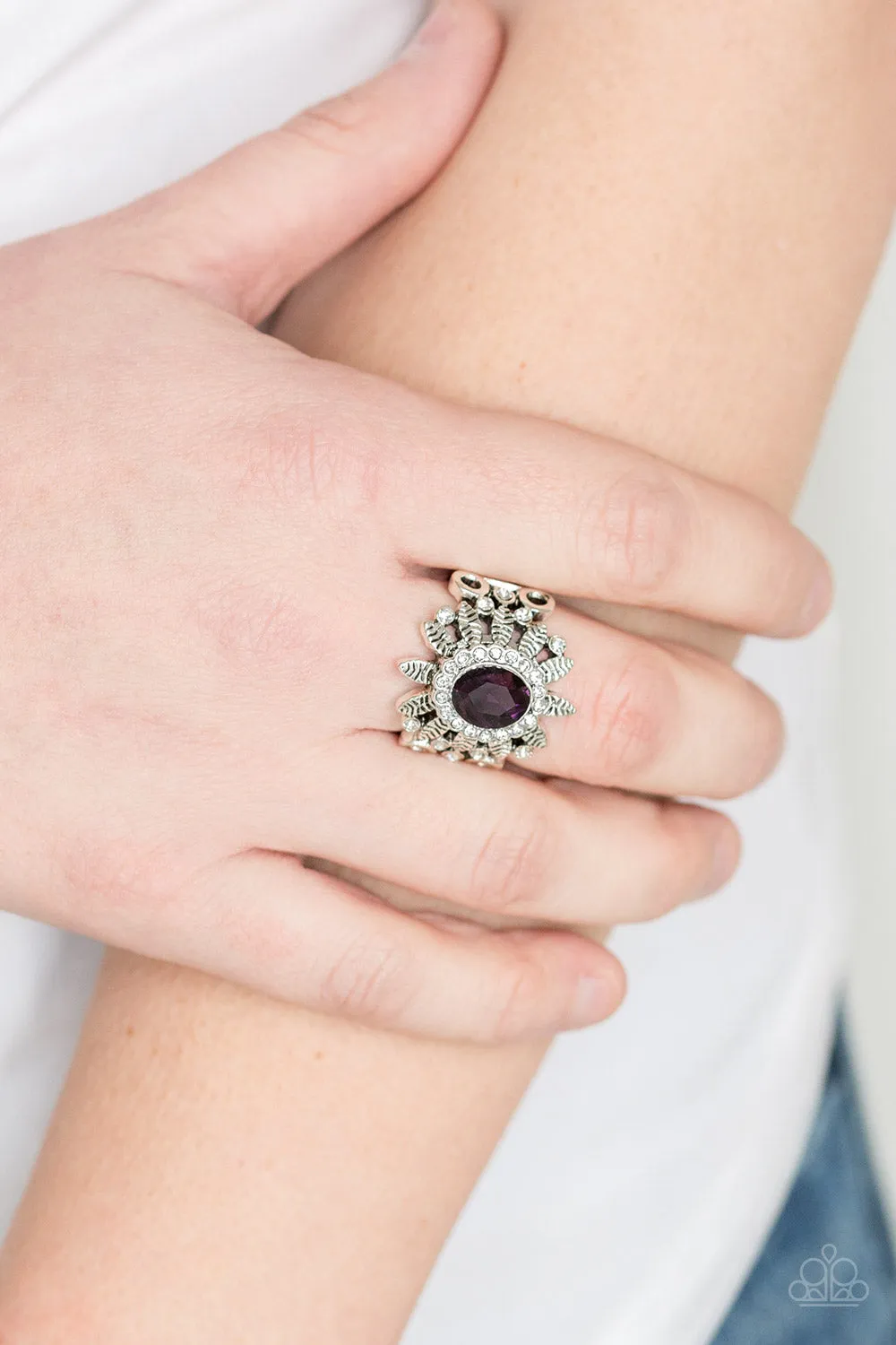 Paparazzi Accessories - Burn Bright - Purple Ring