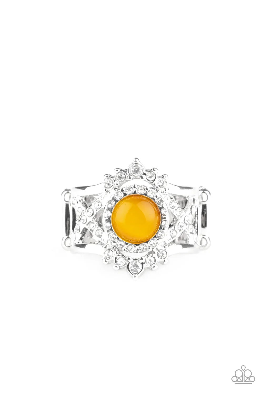 Paparazzi Accessories - Decadently Dreamy - Yellow Ring