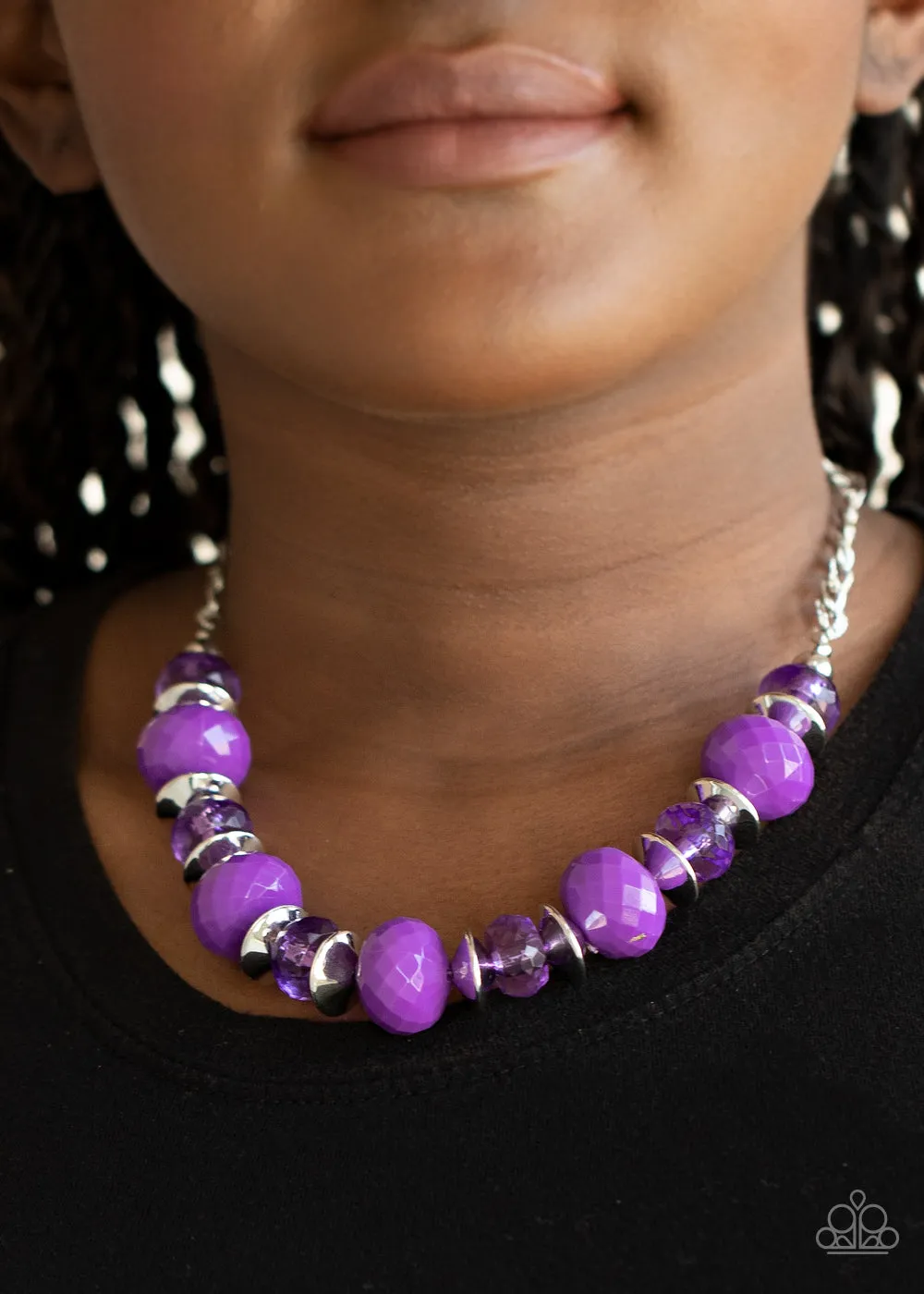 Paparazzi Accessories - Hollywood Gossip - Purple Necklace