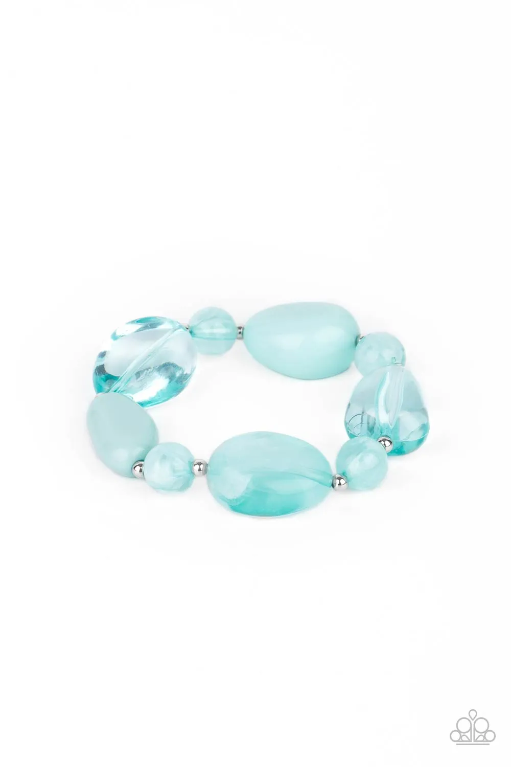 Paparazzi Accessories - I Need a STAYCATION - Blue Bracelet