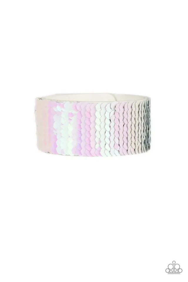 Paparazzi Accessories - Mer-mazingly Mermaid - Pink Bracelet