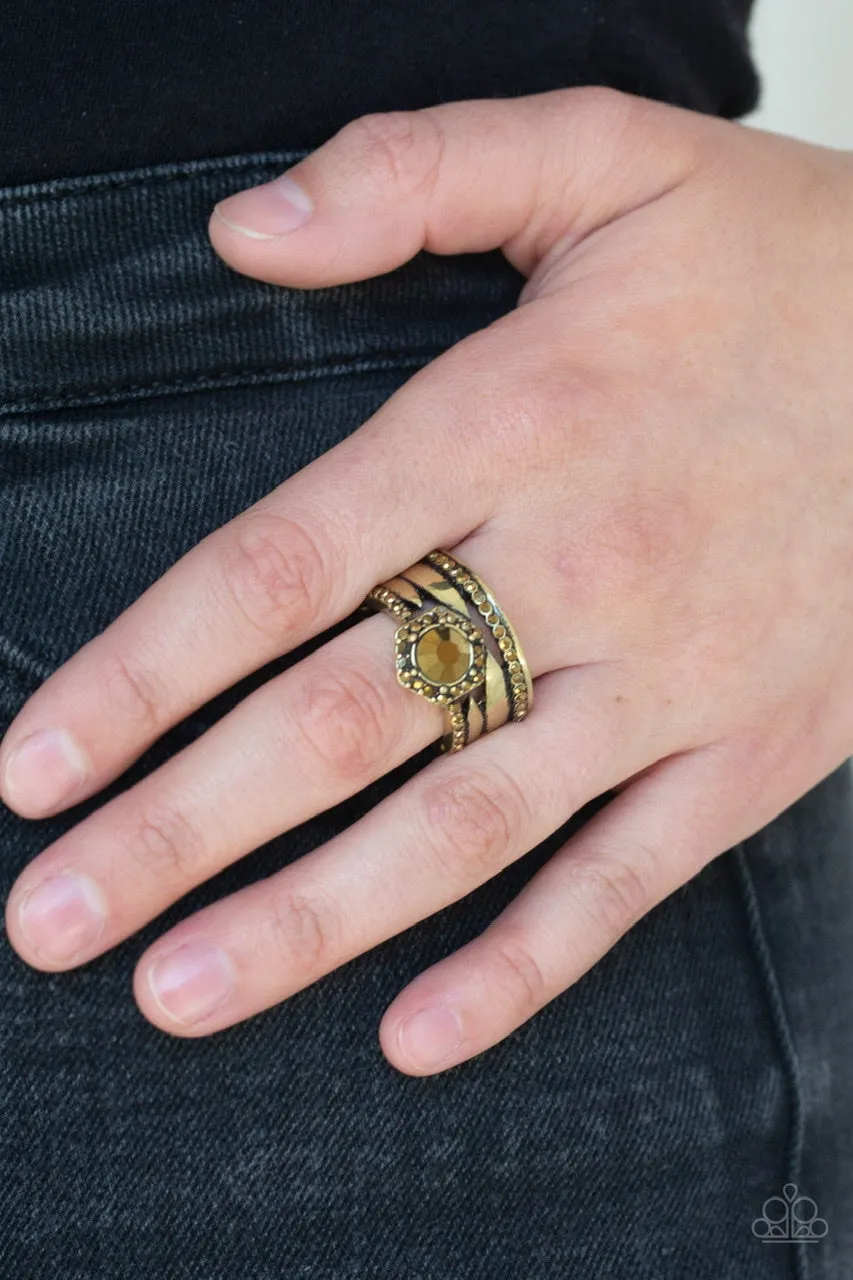 Paparazzi Accessories - Modern Maven - Brass Ring