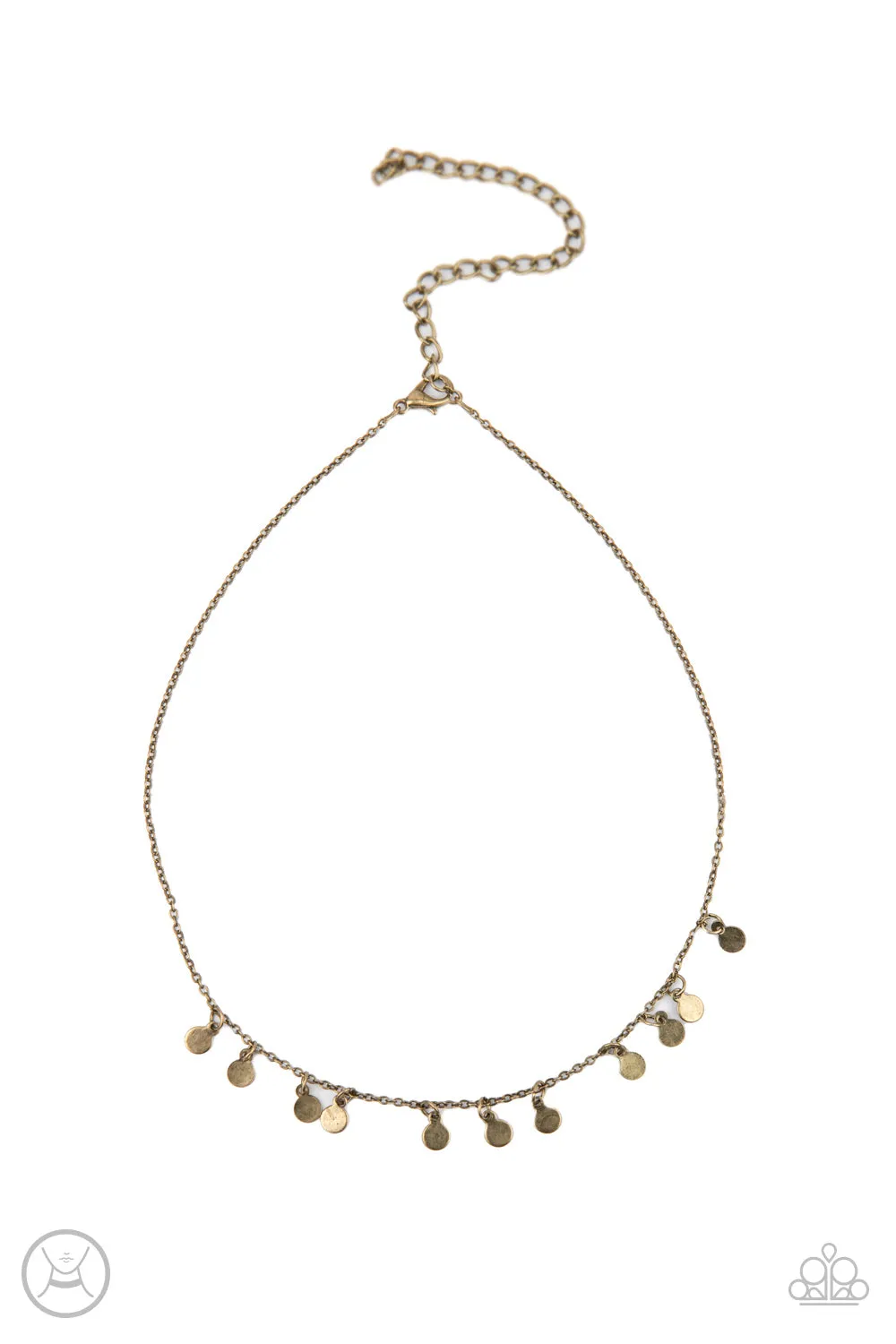 Paparazzi Accessories - Ready, Set, DISCO! - Brass Choker