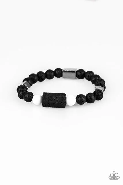 Paparazzi Accessories - Run Out The BLOCK - White Bead Bracelet