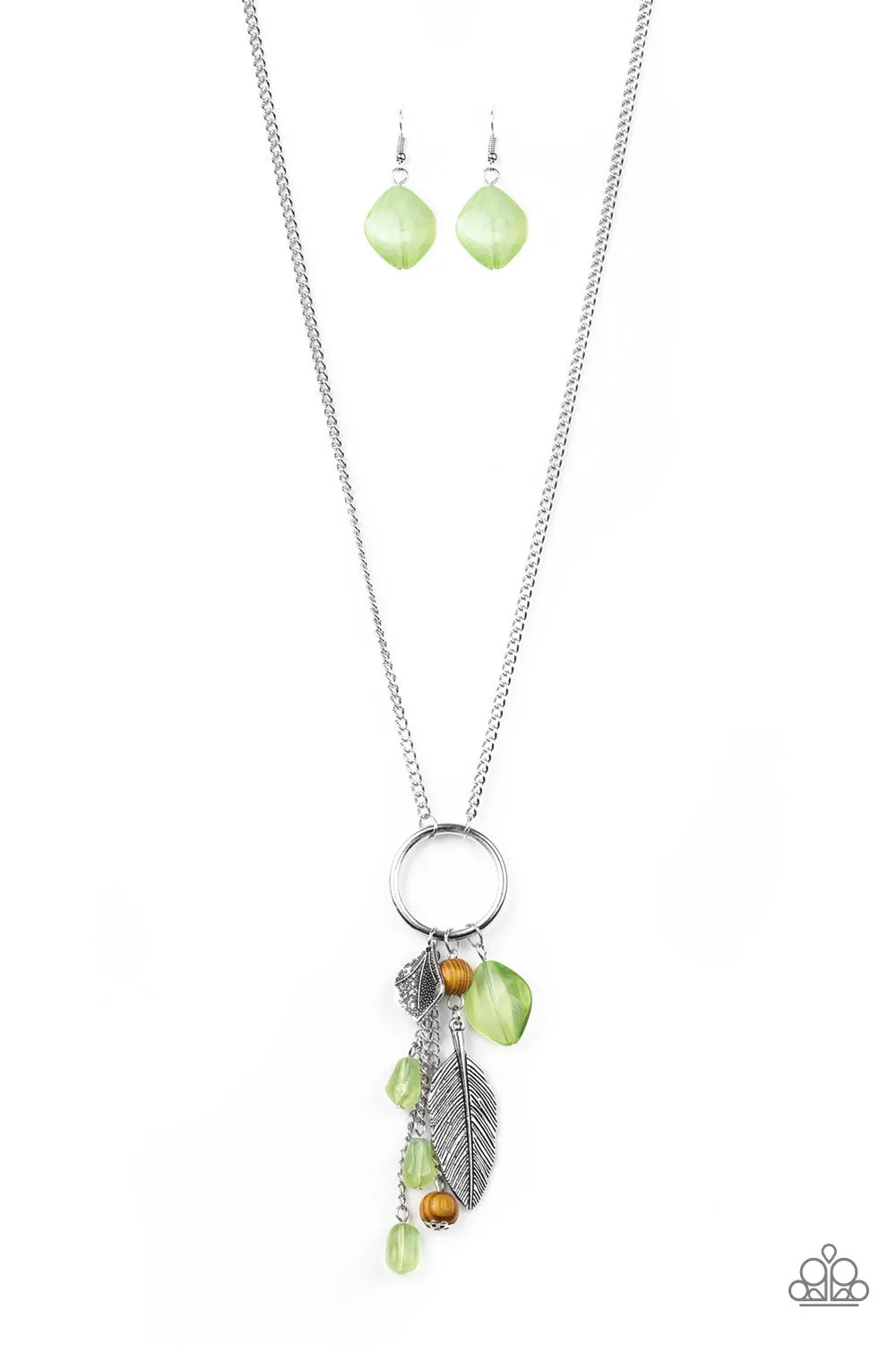 Paparazzi Accessories - Sky High Style - Green Necklace