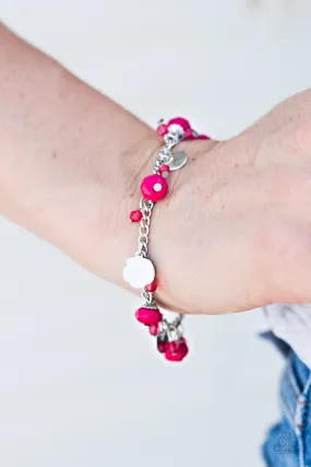 Paparazzi Accessories - Spoken For - Pink Bracelet