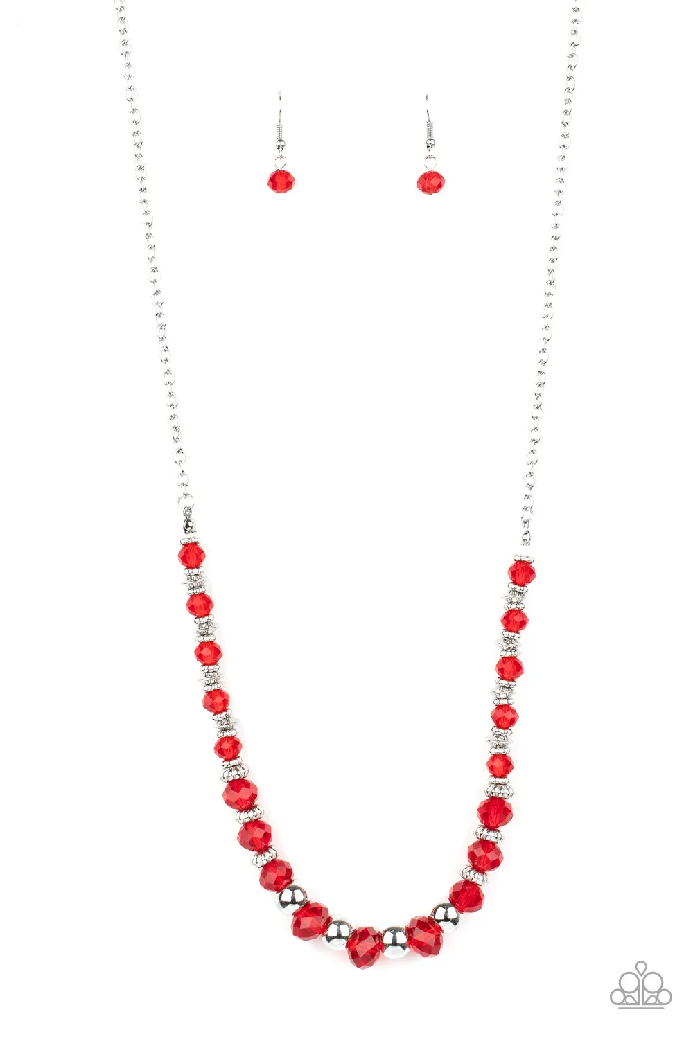 Paparazzi Accessories - Stratosphere Sparkle - Red Necklace