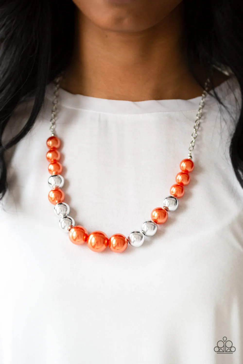 Paparazzi Accessories - Take Note - Orange Necklace